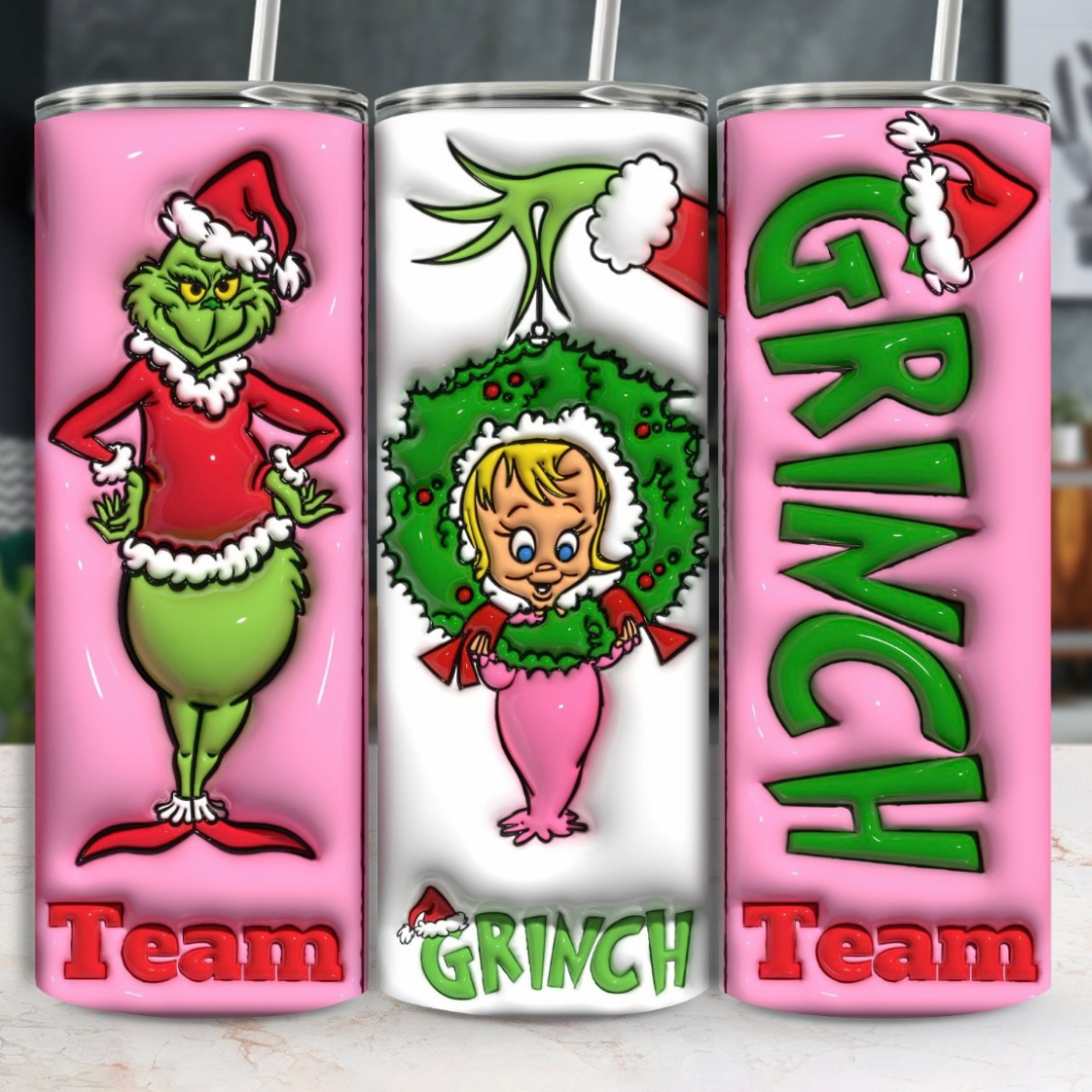 Girl Grinch tumbler