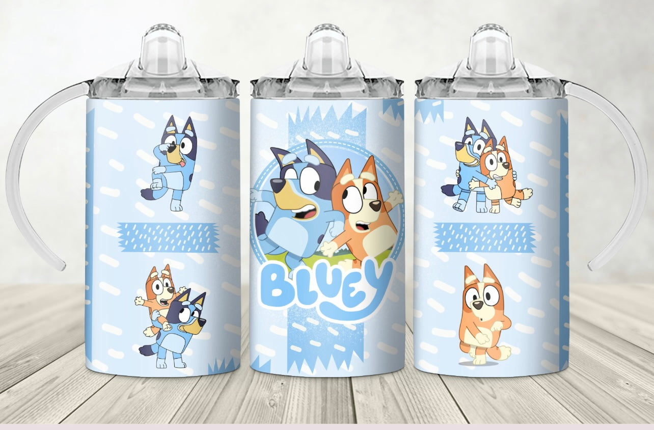 Bluey sippy cup! - Mama Bear Creations
