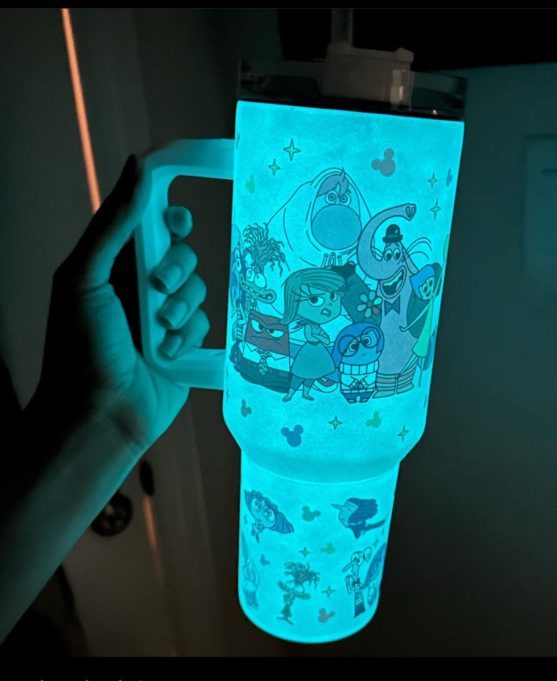 Inside Out Glow in the Dark 40oz tumbler