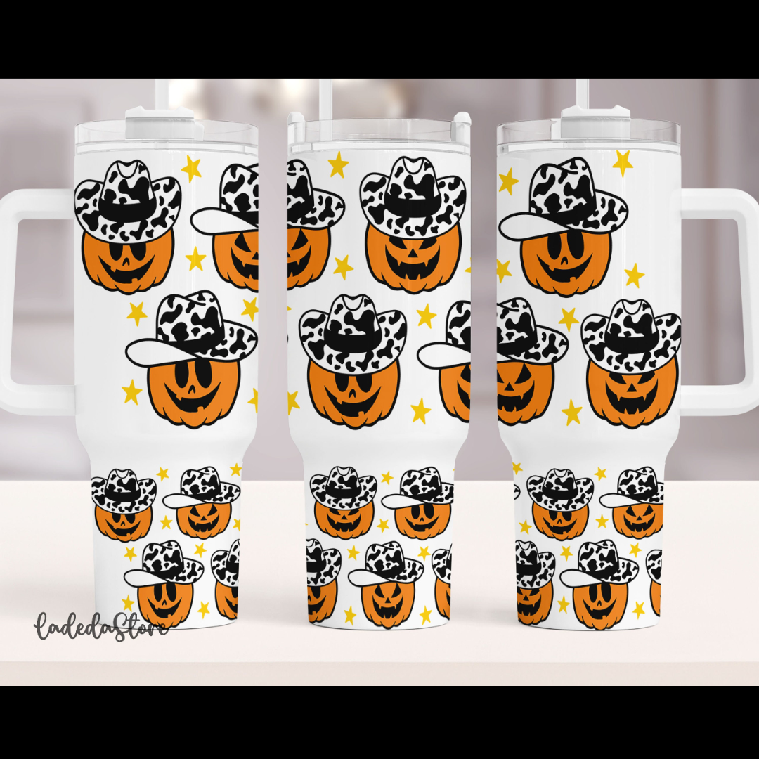 Howdy 🤠 pumpkin 40oz tumblers