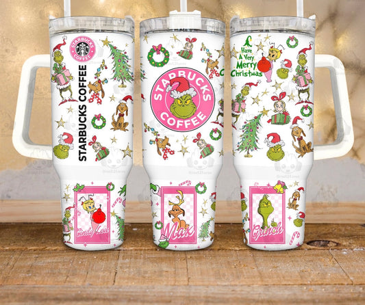 Grinch Starbucks Coffee 40oz tumbler