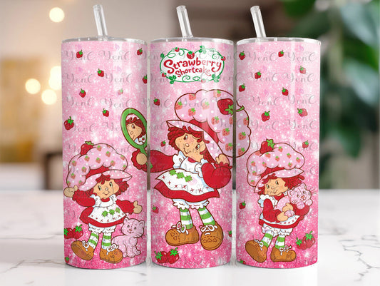 Strawberry shortcake 20oz tumbler