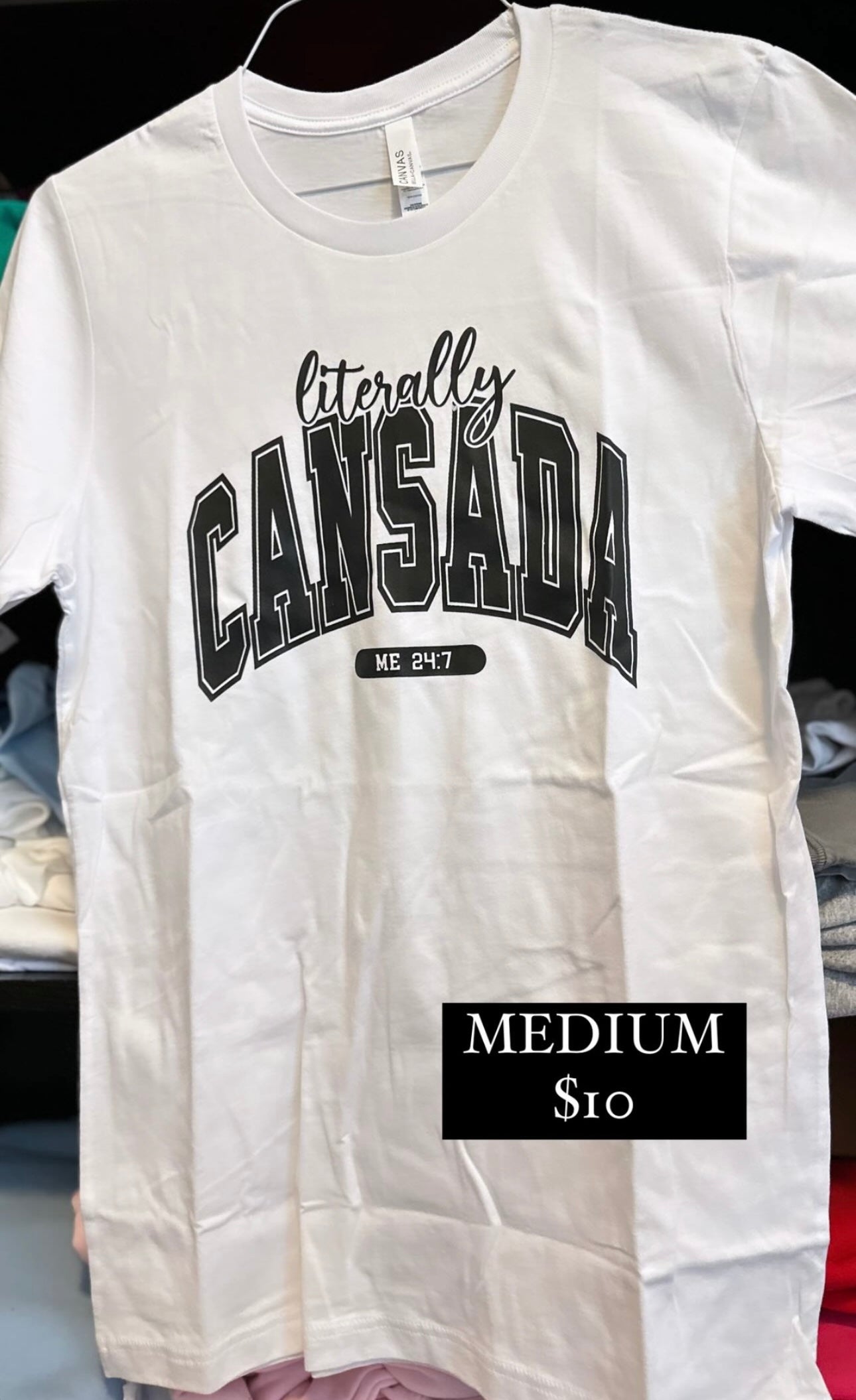 Literally cansada tee CLEARANCE