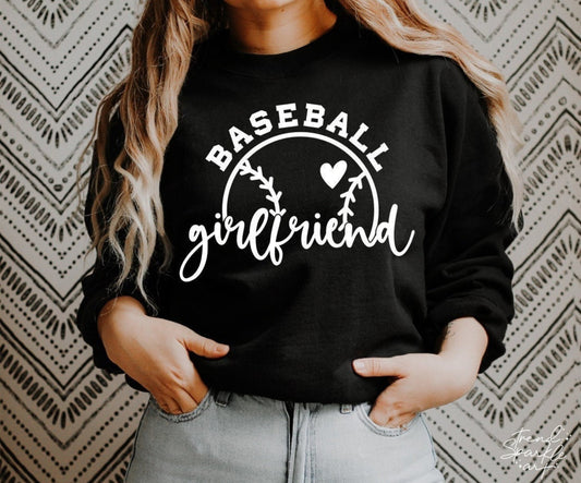 Baseball ⚾️ gf with heart Crewneck