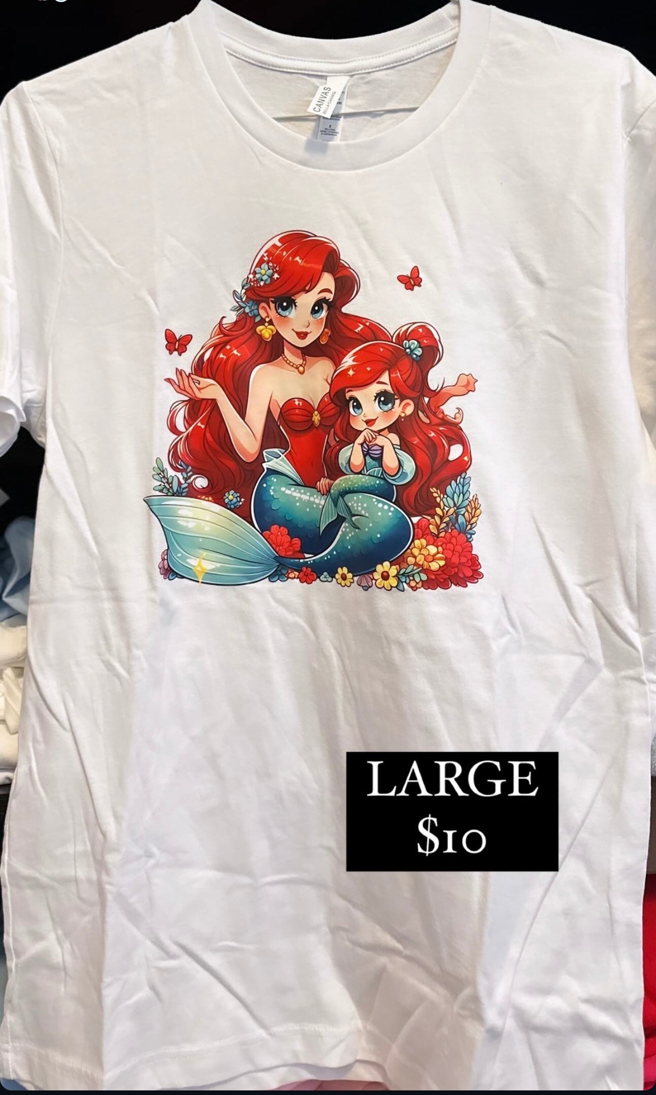 Ariel and mommy tee clearance