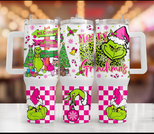 Grinch 40oz tumbler