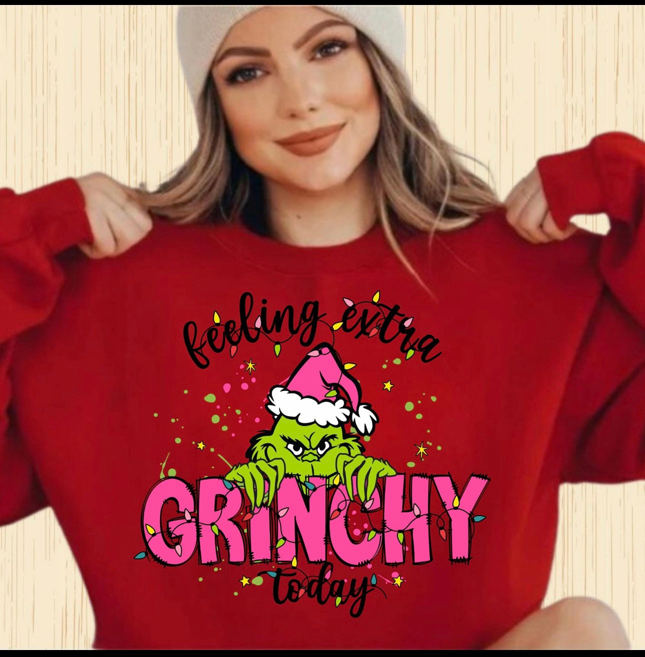 Feeling extra GRINCHY sweater