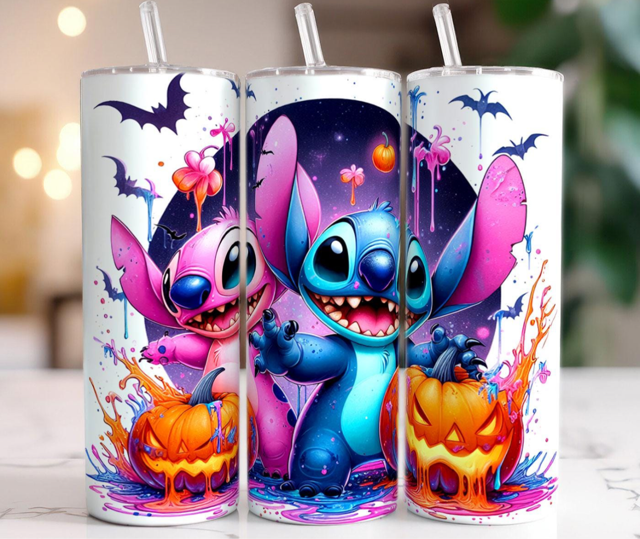 Stitch Halloween 20oz tumbler