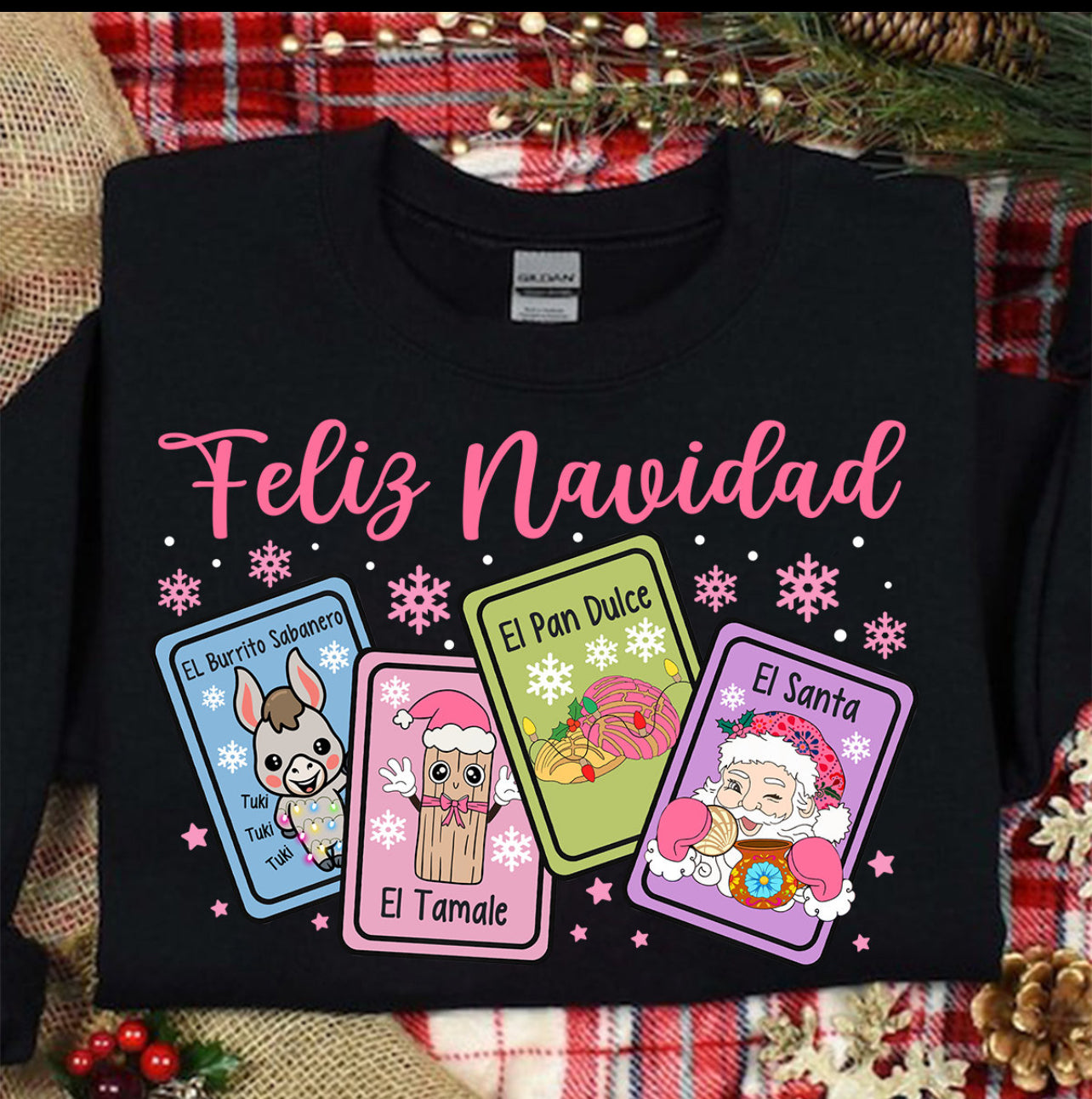 Feliz Navidad cards Crewneck