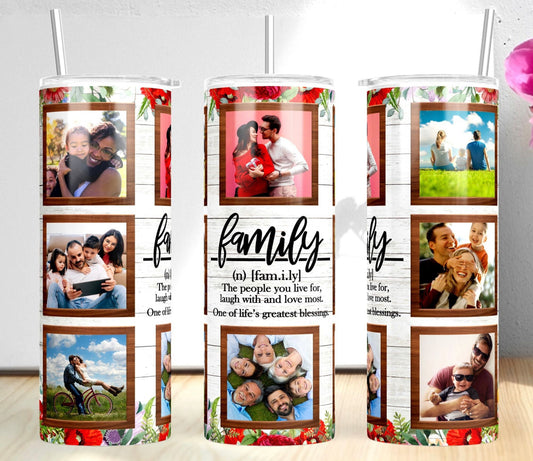 Family photos 20oz tumbler