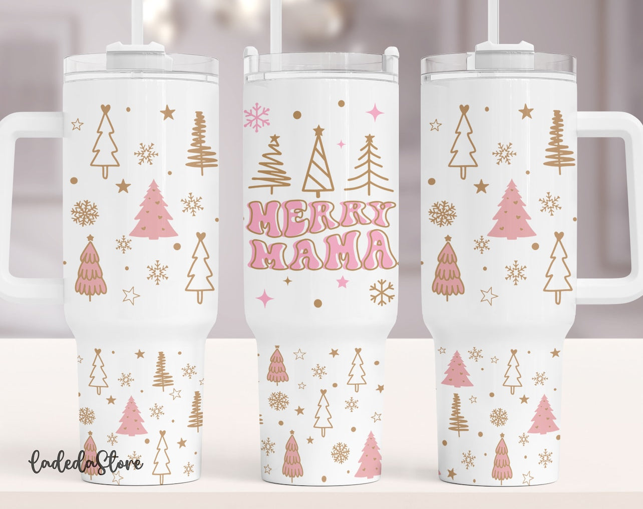 Merry Mama 40oz tumbler