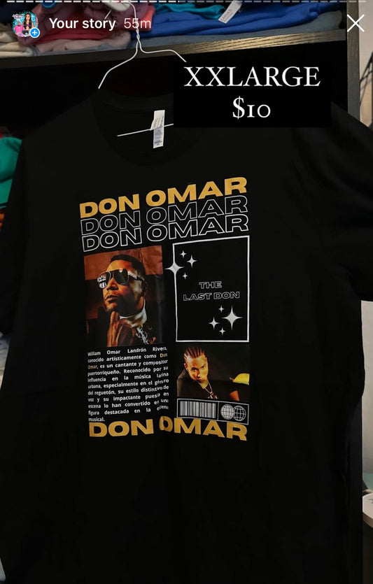 Don Omar tee clearance