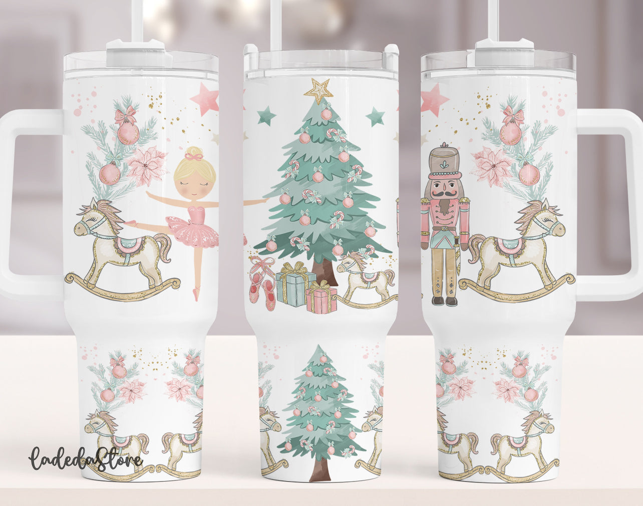 Classical Christmas 40oz tumbler