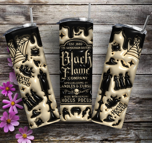 Black Flame Hocus Pocus 20oz tumbler