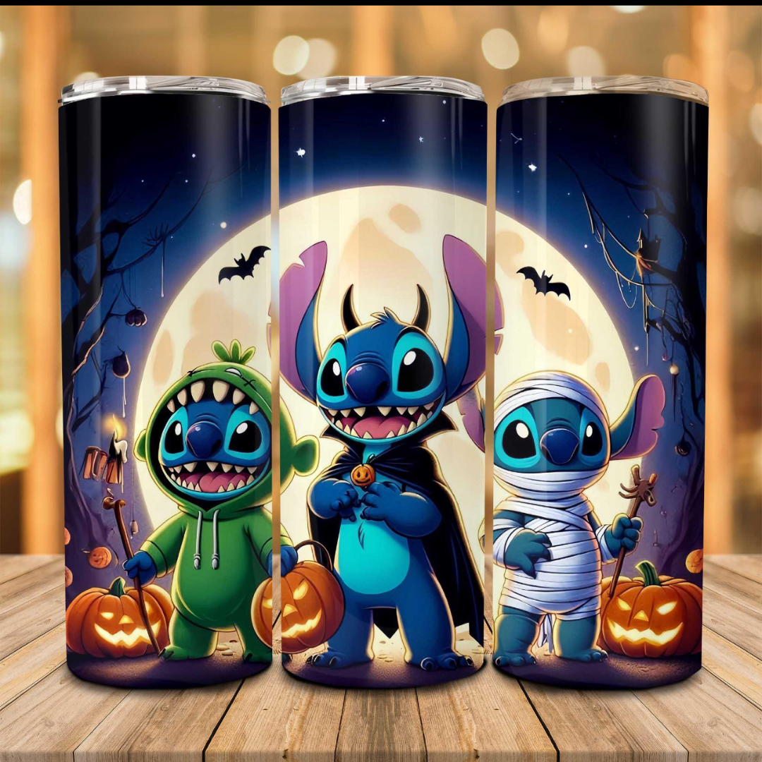 Stitch Halloween 20oz tumbler