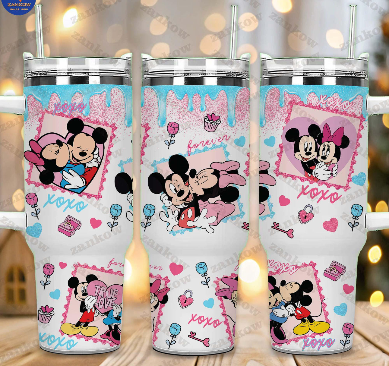 M&M mouse love 40oz tumbler