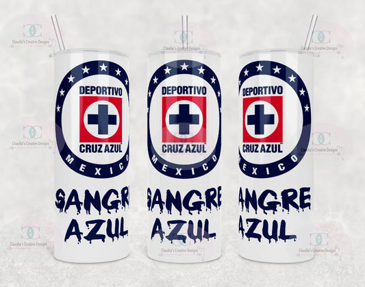 Sangre Azul 20oz tumbler