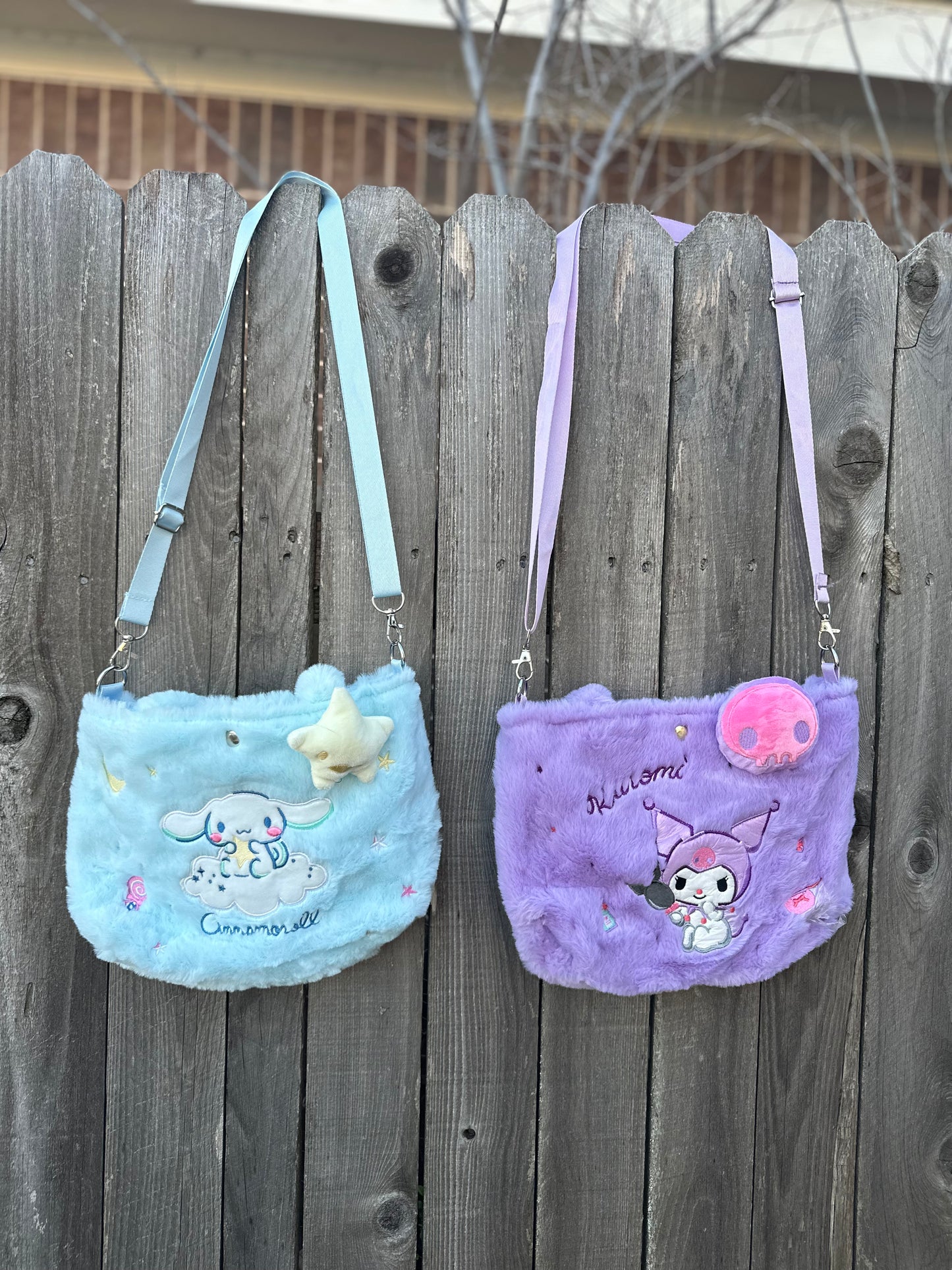 sanrio fluffy handbags