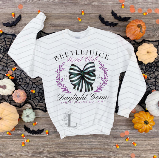 Betttlejuice coquette sweater