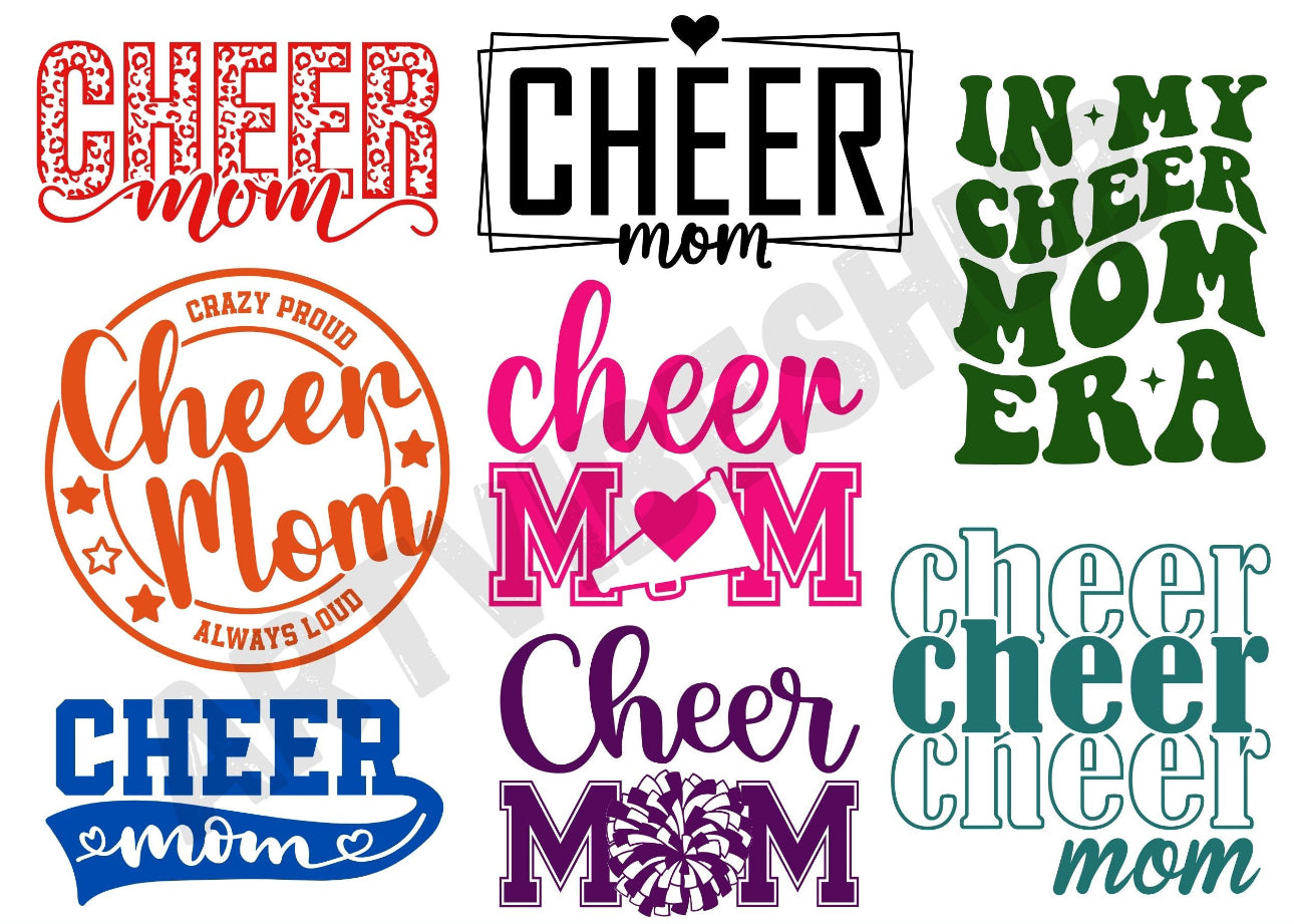 Cheer Mom Variety Shirts