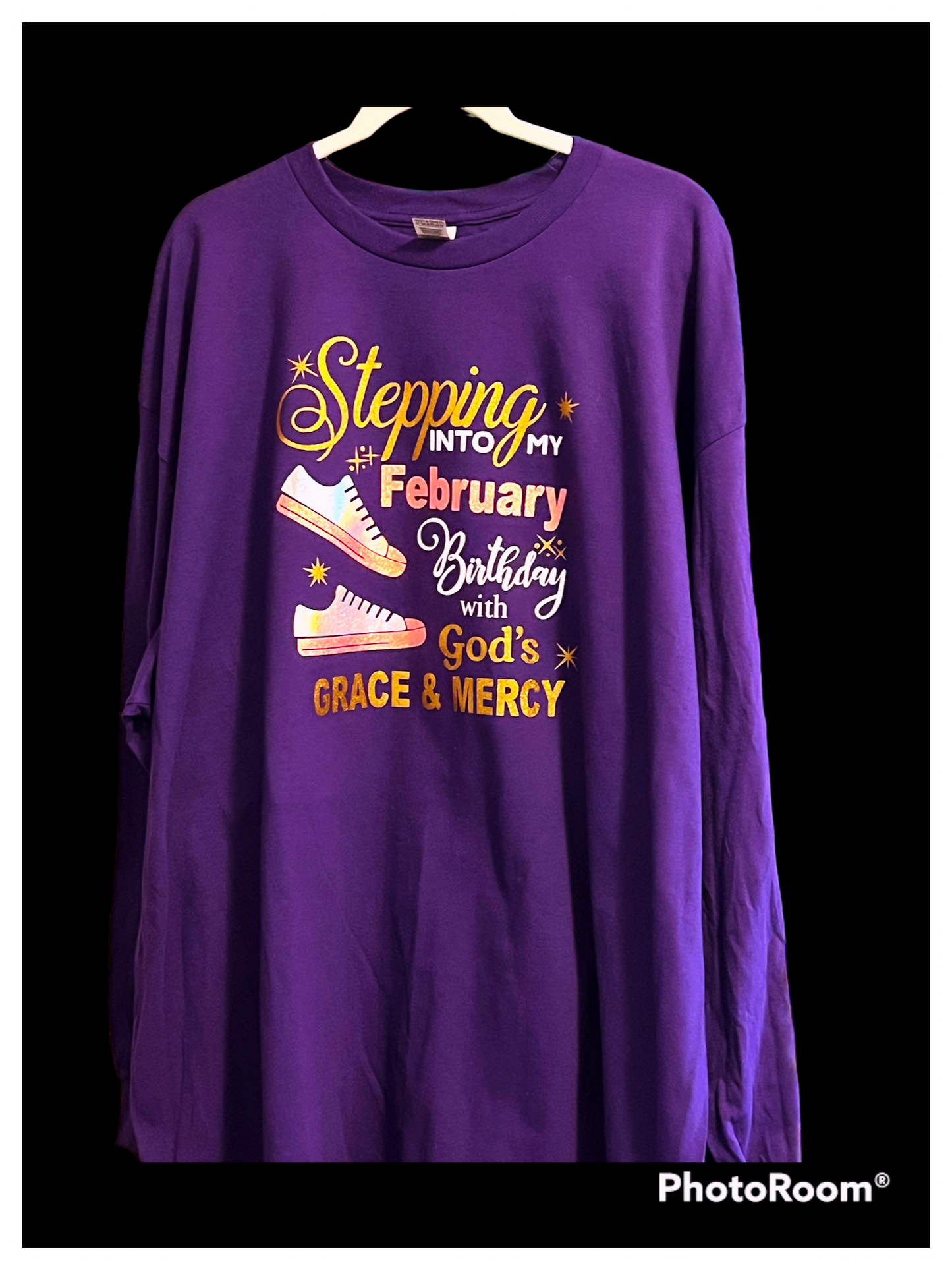 Stepping into my #th birthday with God's Grace and Mercy tshirt