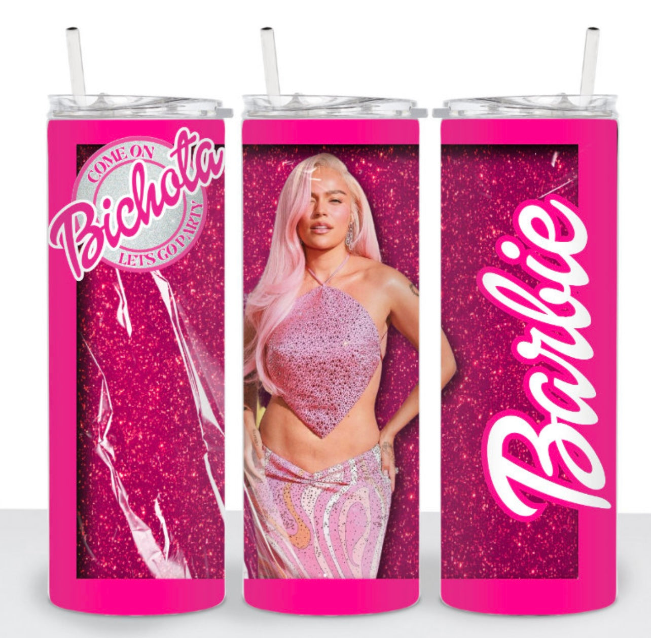 Come on Bichota let’s party Barbie tumbler